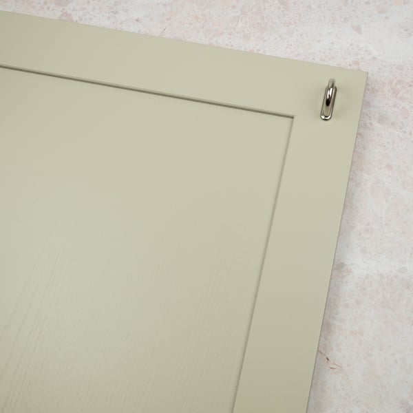 Handle & Home Bright Nickel  Loop Cabinet Handles with Backplate