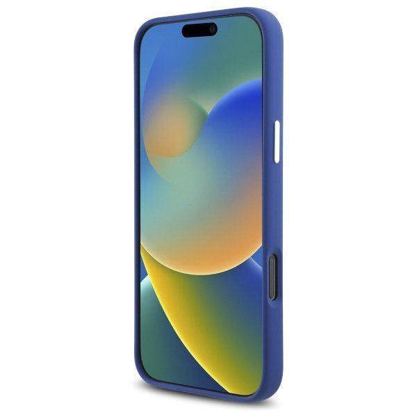 Mercedes Benz Silicone Red Stripe Case with MagSafe for iPhone 16 Pro Max 6.9" Navy Blue - MEHMP16X23SUMRV