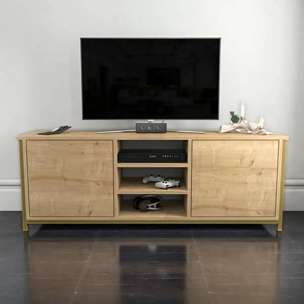 Decorotika Otis Modern Tv Stand TV Cabinet for TV's up to 63"