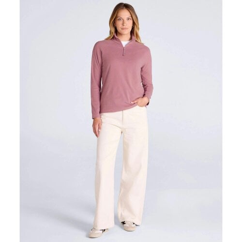 Animal Womens Prague Half-Zip Fleece - Pale Pink