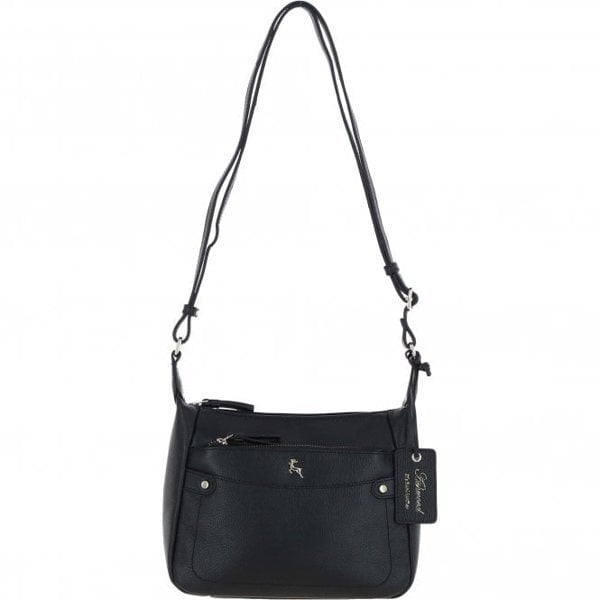 Ashwood 'Classico Napoli' Real Leather Top Zip Crossbody Bag: 63931