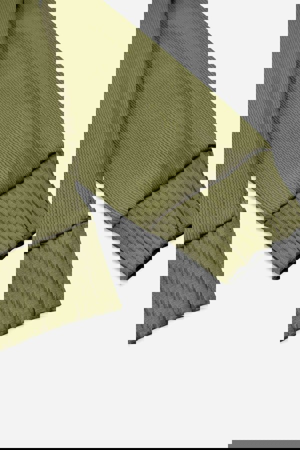 ENORSIA Button Shoulder Crewneck Sweatshirt