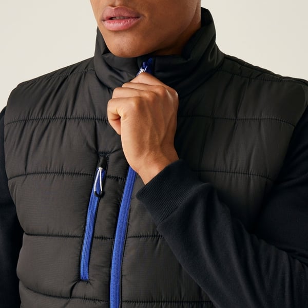 Regatta Mens Navigate Thermal Body Warmer - Black New Royal