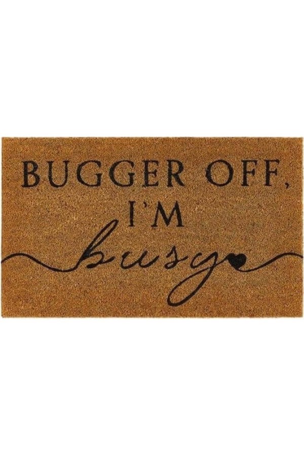 The Rugs Natural Im busy Coir Doormat 45x75 cm