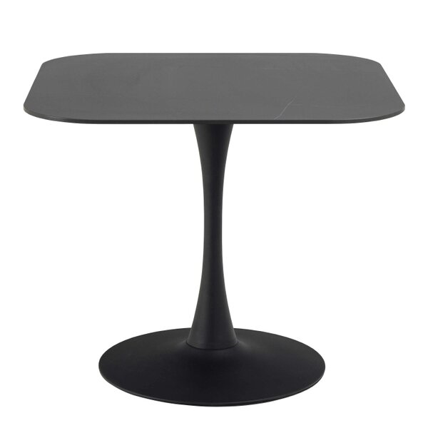 Wyld Haus Cloverfern Black Ceramic Square Dining Table