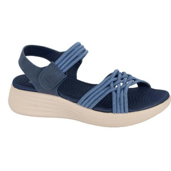 Cipriata Womens/Ladies Eletta Crossover Strap Sandals - Navy Blue - 