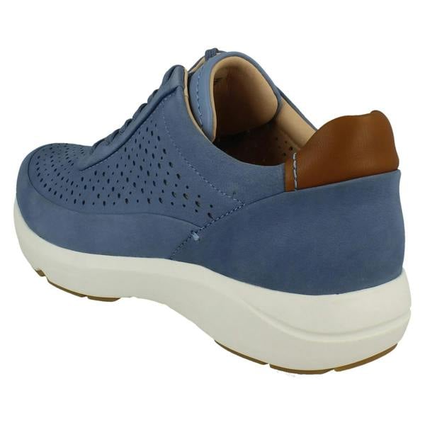 Clarks Ladies Clarks Punched Hole Detailed Summer Shoes Tivoli Grace
