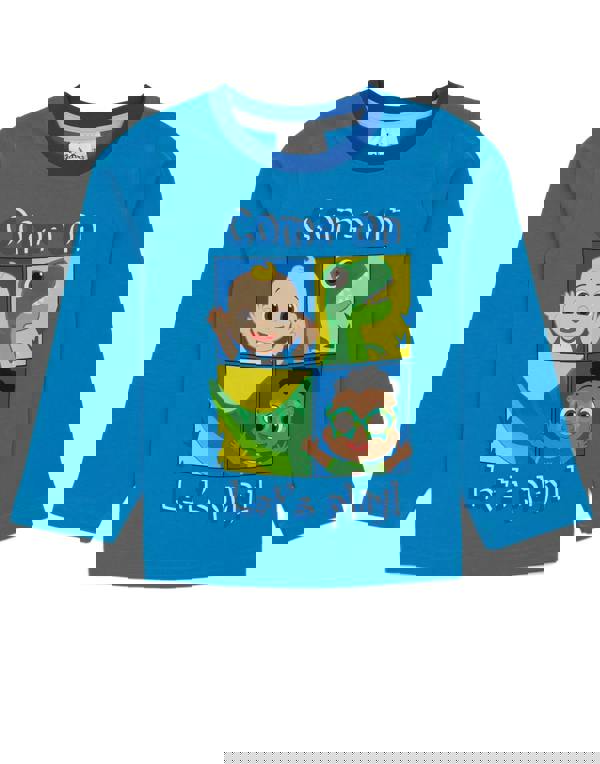 Cocomelon Boys Blue Long Sleeve Long Leg Pyjama Set