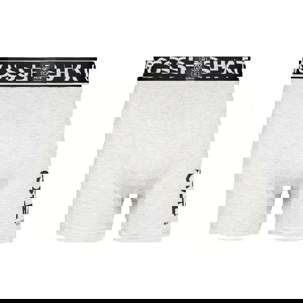 Crosshatch Gridline Boxers 3pk Grey Marl