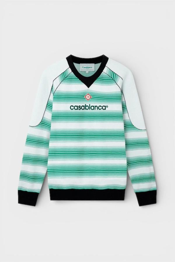 Casablanca Interlock Sweatshirt Gradient Stripe
