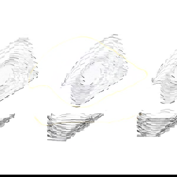 Ocean: A Set Of Four Plates, Glassware-Weilai Concept-Weilai Concept