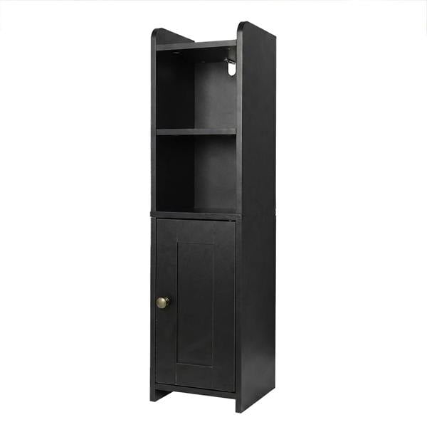 Levede Bathroom Cabinet Slim Corner Storage Adjustable Shelves PB MDF
