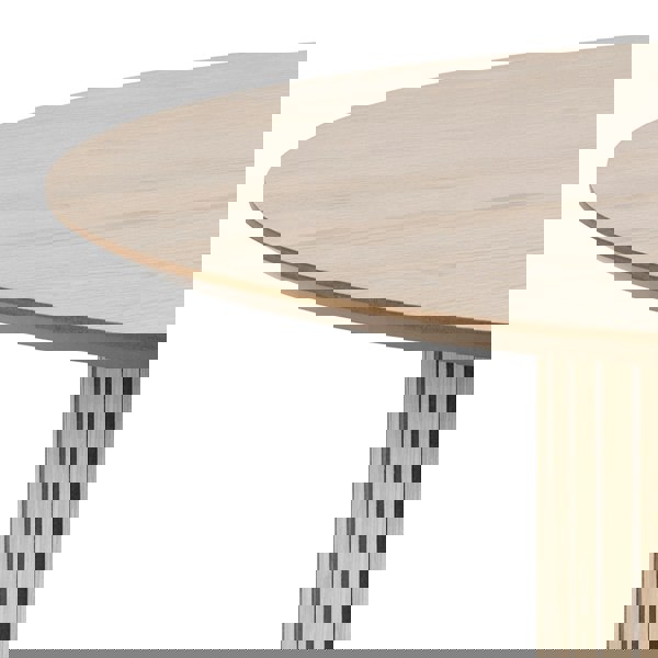 Furniture To Go Linley Round Dining Table in White Oak