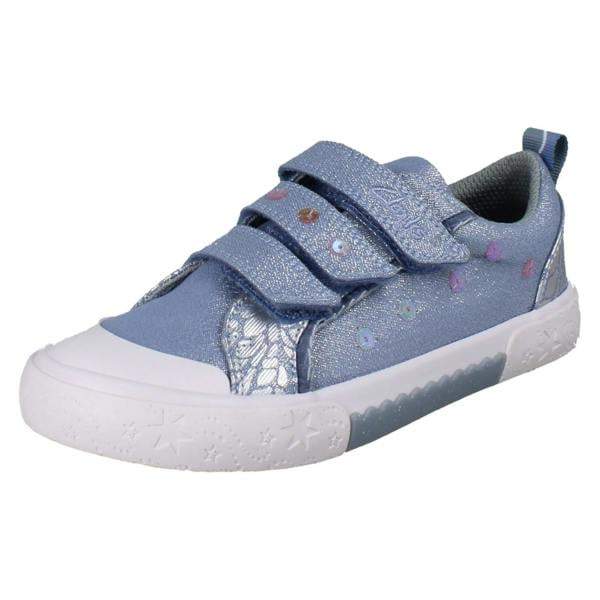 Clarks Girls Clarks Canvas Foxing Trim