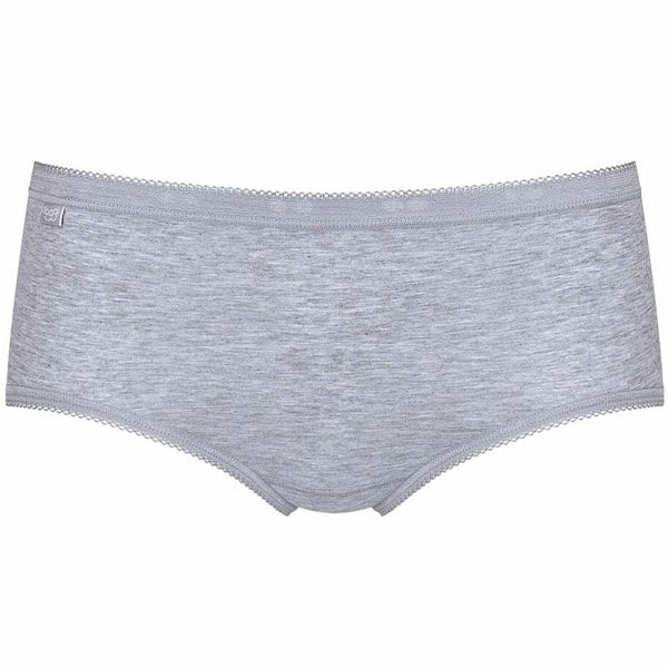Sloggi Basic 3 Pack Midi Brief, Grey / Ink Grey / Sky