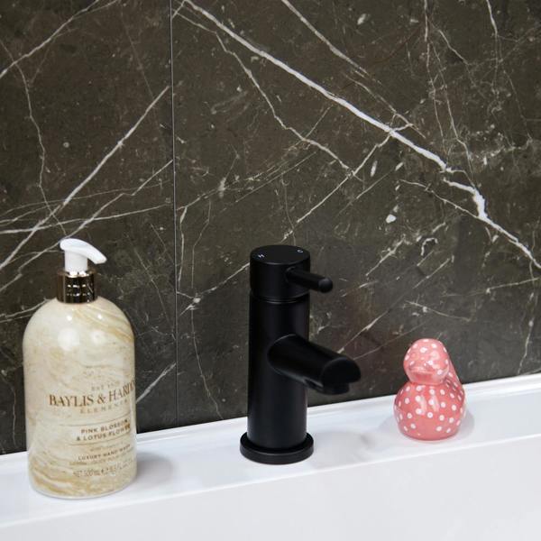 Flode Runn | Mono Basin Mixer Tap | Matt Black