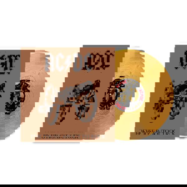 AC/DC 'For Those About To Rock (We Salute You)' (50th Anniversary) LP Gold Vinyl