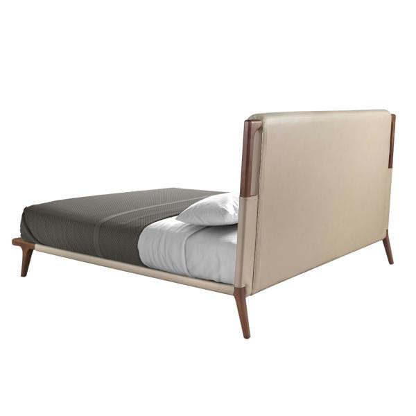 Angel Cerdá Mink Coloured Leatherette Bed 7194