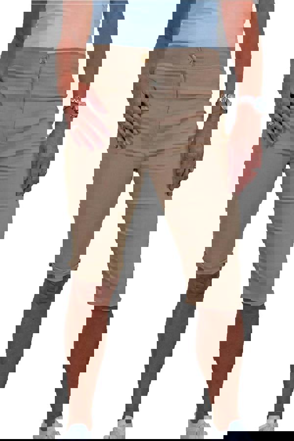 Paulo Due Women's Casual Stretch Knee Length Shorts