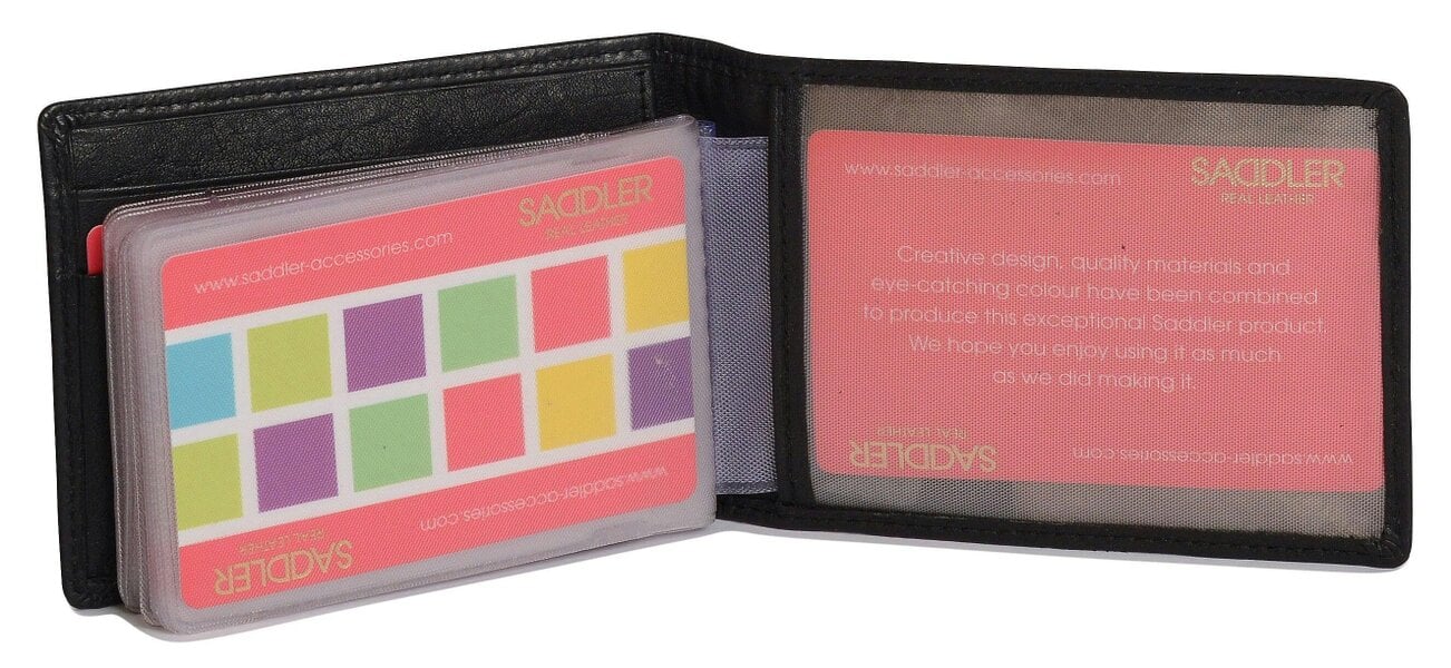 SADDLER Robyn Compact Leather Card Wallet – Handmade by Saddler | RFID Protected & Gift Boxed