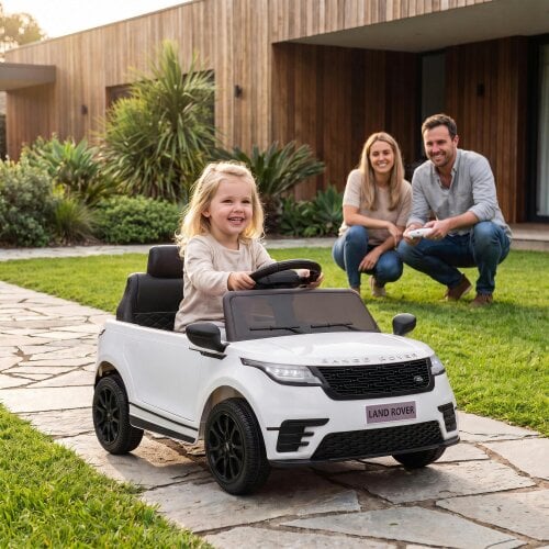 AIYAPLAY Range Rover Velar Licensed Kids Ride on Car with Remote - White