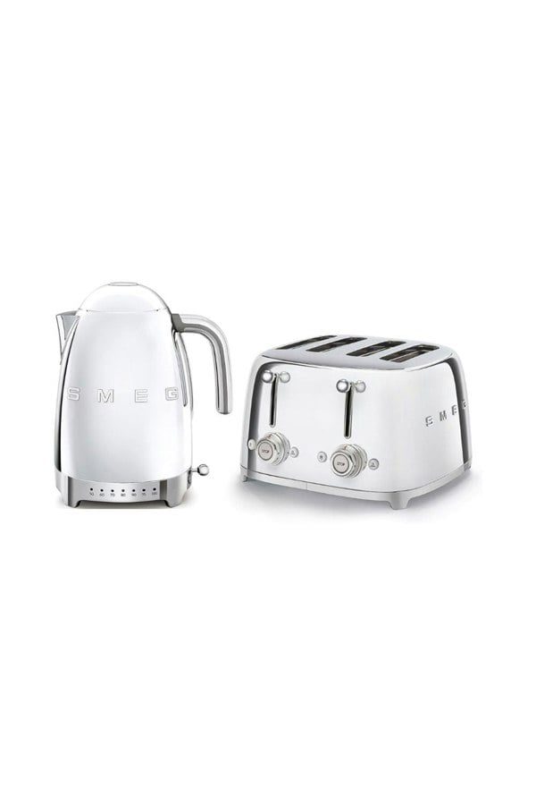 Smeg Bundle Set TSF03 4-Slice Toaster & KLF04 1.7L Variable Temperature Controlled Kettle
