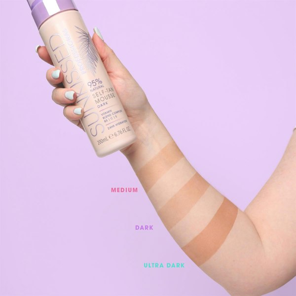 Sunkissed Professional Self Tan Mousse  200ml - Dark
