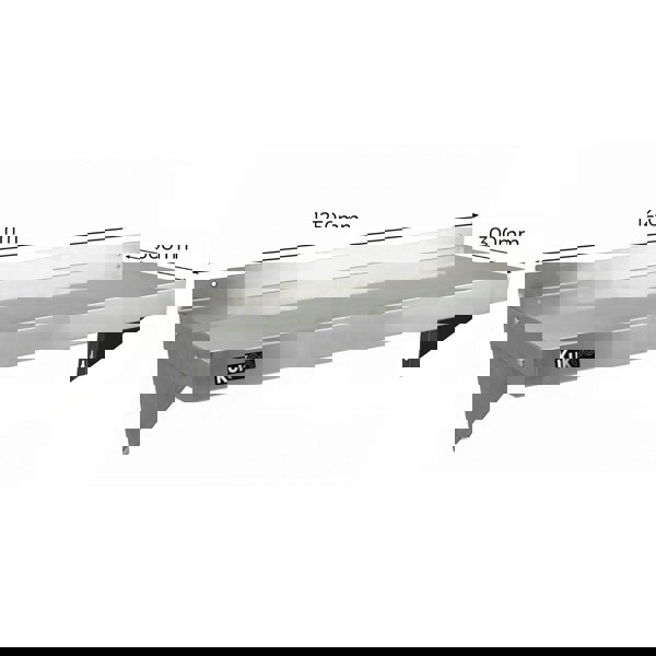 Kukoo 5ft Stainless Steel Catering Bench & 2 x Wall Mounted Shelves