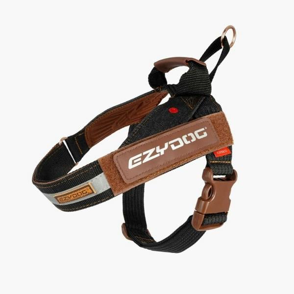 EzyDog Express Dog Harness in Black Denim