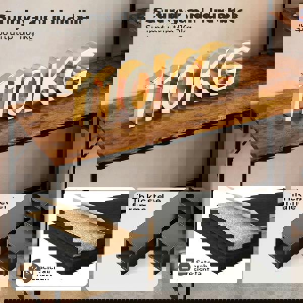 Levede Computer Desk Study Table Home Office Workstation with 4-Tier Shelf 160CM