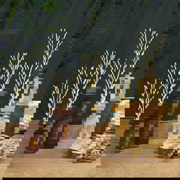 BAMBOO Vanilla & White Woods - Large Bamboo Fragrance Diffuser