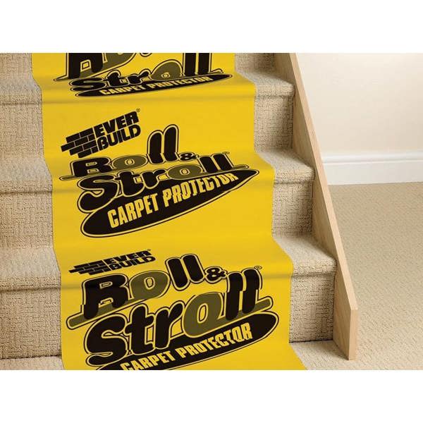 Everbuild Sika Roll & Stroll Premium Carpet Protector - Multi Colour - 
