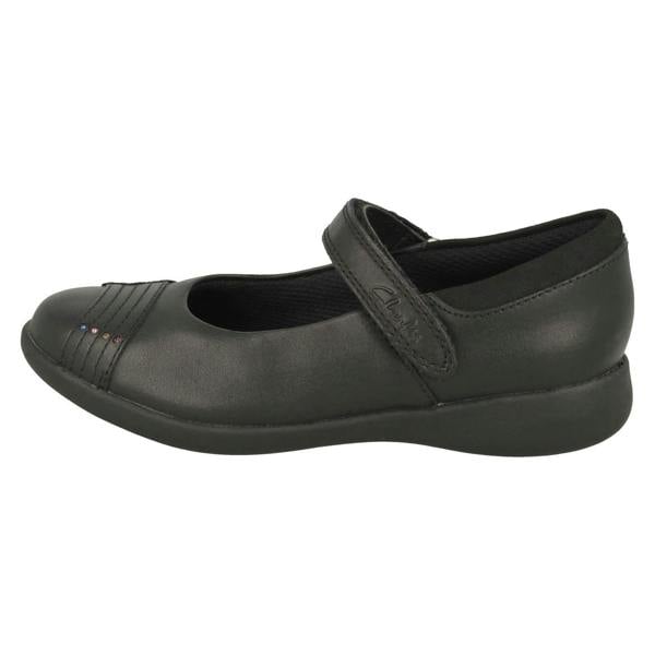 Clarks Girls Clarks Rainbow Detailed School Shoes Etch Beam