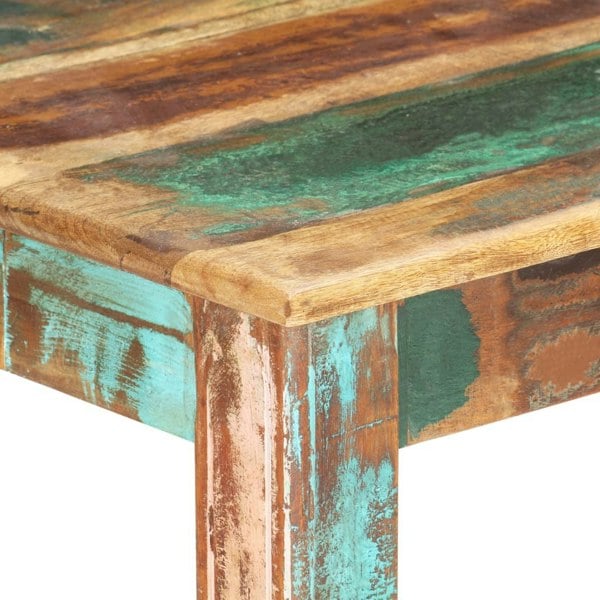Berkfield Dining Table Solid Reclaimed Wood 160x80x76 cm