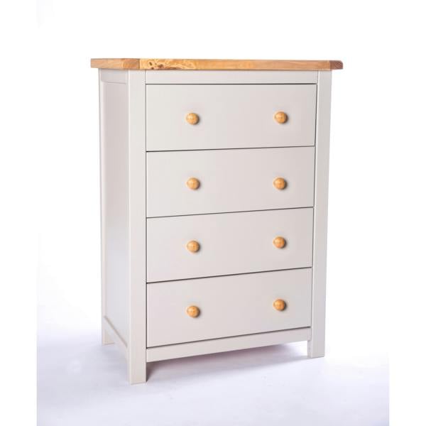 Argenta 4 Drawer Chest of Drawers Wood Knob