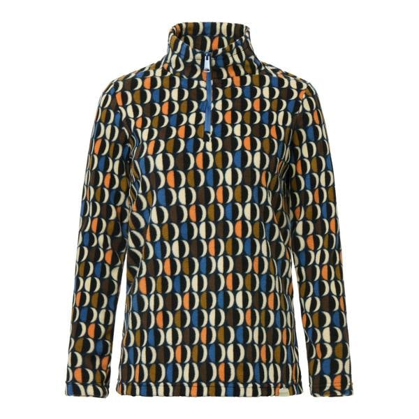 Regatta Womens/Ladies Orla Kiely Oval Half Zip Fleece Top - Navy/Multicoloured - 