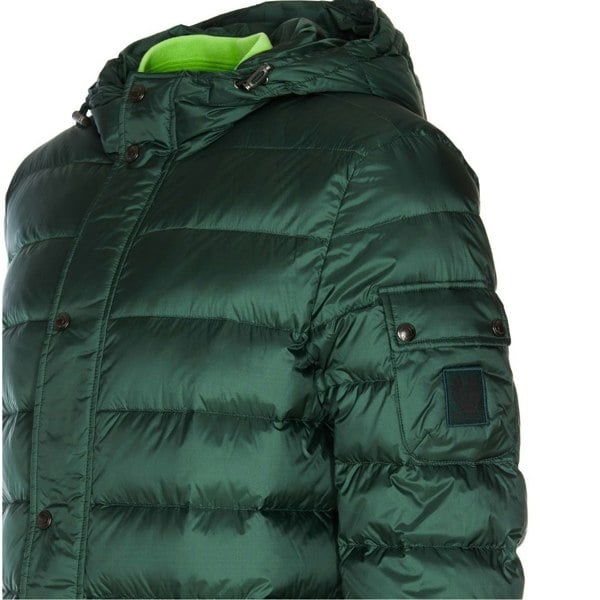 Belstaff Stadia Parka Down Filled Coat - Green