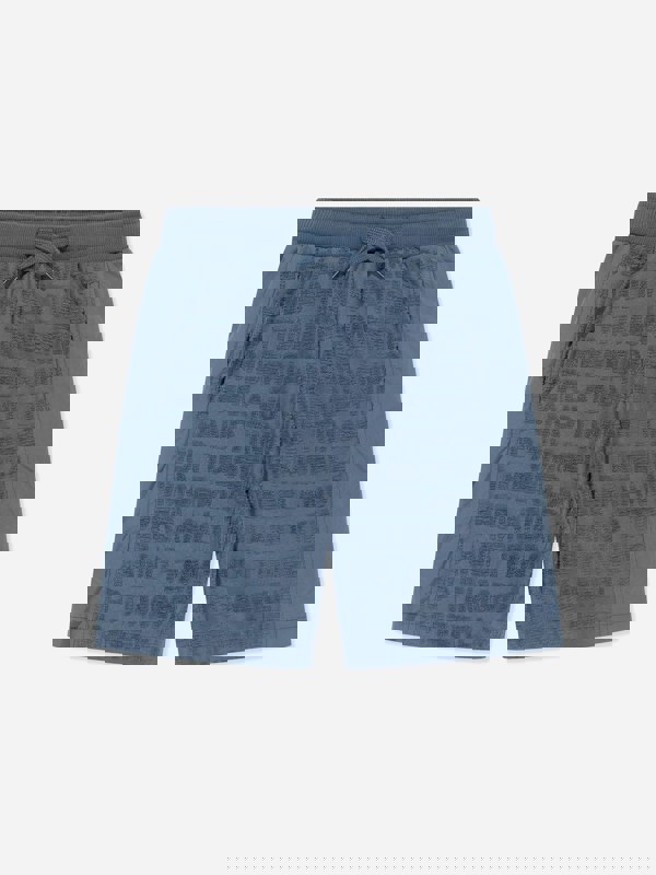 Timberland Boys Terry Towel Bermuda Shorts in Blue