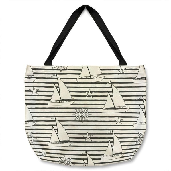 Benjamin Tate Design Sailboats Tote bag