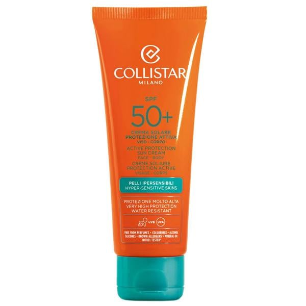 Collistar Sun Tan Active Protection Sun Face Cream SPF50 100ml
