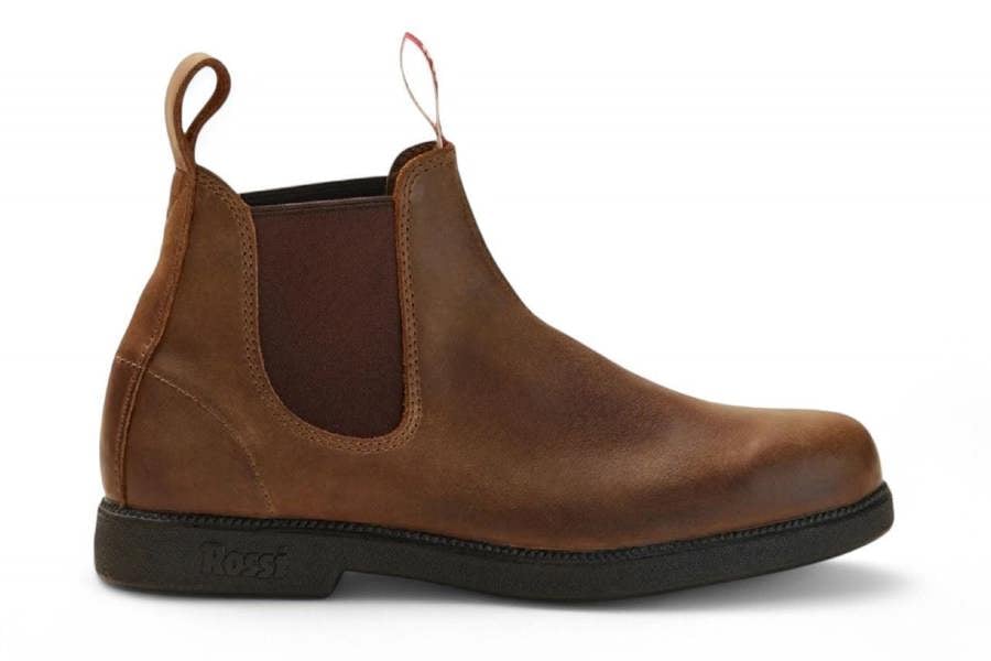 Rossi Boots Rossi 607 Booma Tan Leather Chelsea Boots