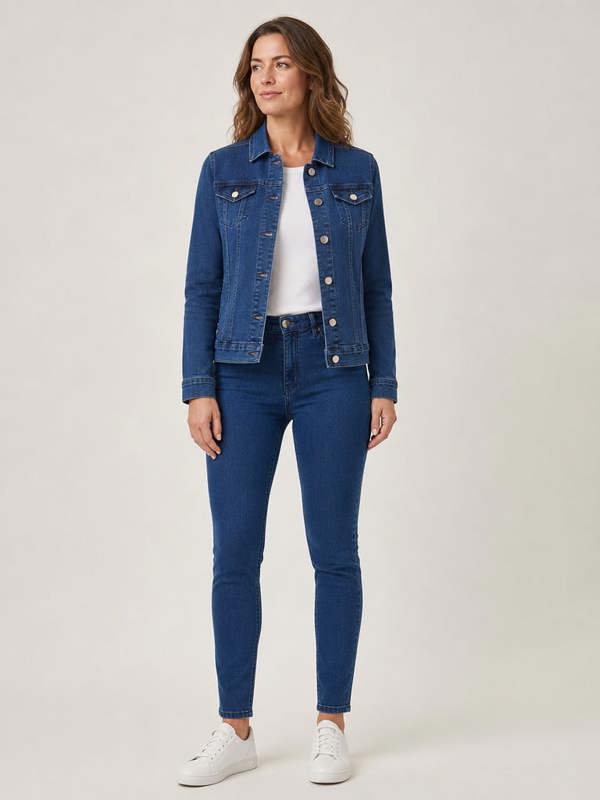 PennyPlain 5 Pocket Denim - Blue Wash Short