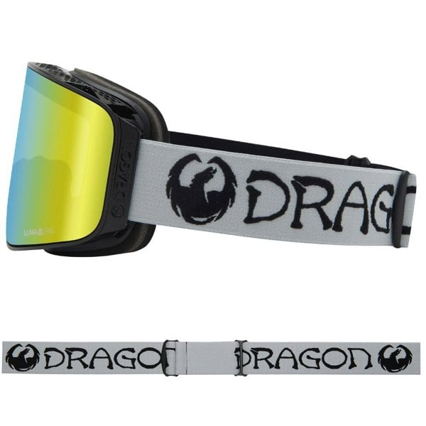 Dragon NFX MAG OTG - Classic Grey with Lumalens Gold Ionized & Lumalens Amber Lens