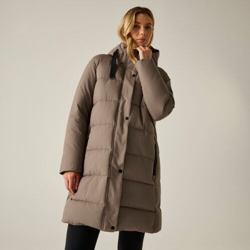 Regatta Womens Eryn Padded Jacket - Mocha/Black