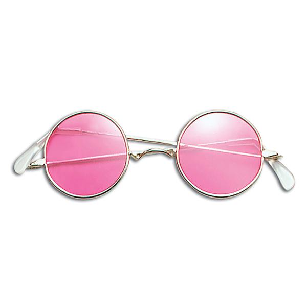 Bristol Novelty Unisex Adults 60s Style Glasses - Pink - 