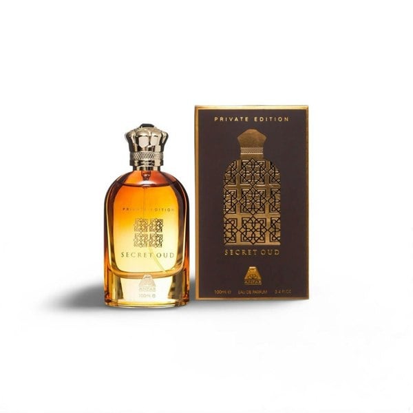 Anfar Secret Oud Private Edition 100ml EDP with box front view