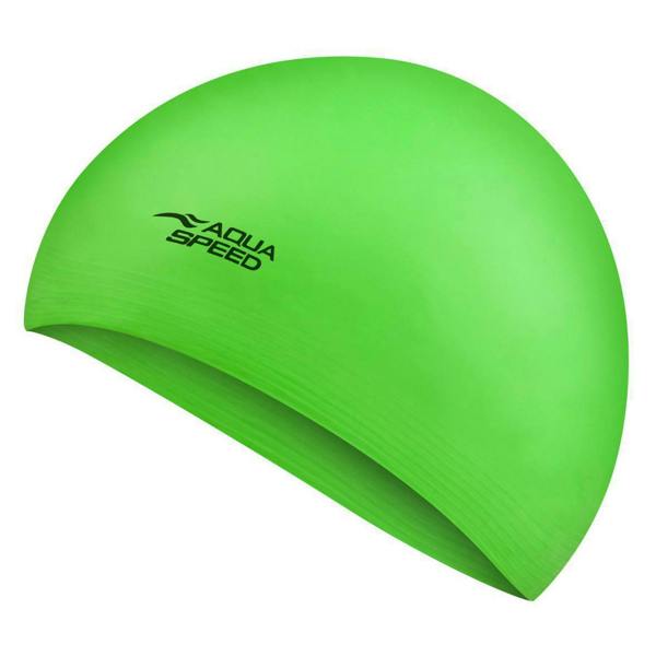 Aqua Speed Unisex Adult Soft Latex Swimming Cap | Comfortable Elastic Flexible Cap
