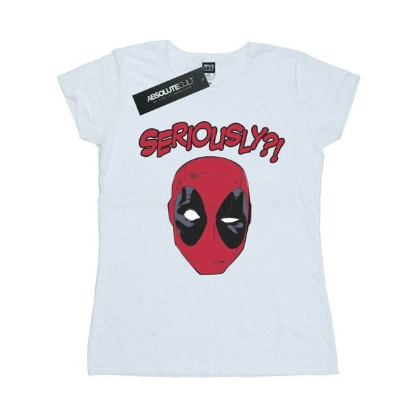 Marvel Womens/Ladies Deadpool Seriously Cotton T-Shirt - White