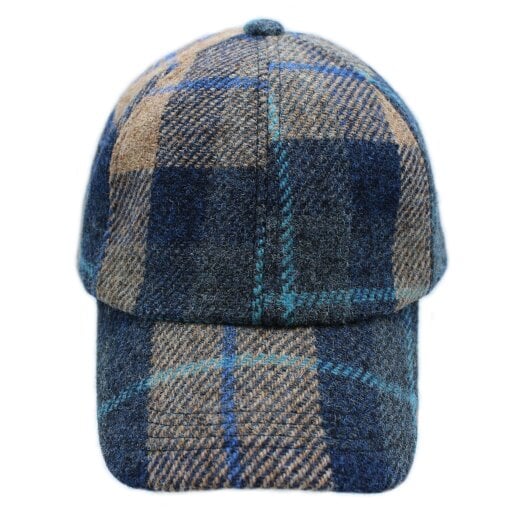 Heather Hats & Accessories Harris Tweed Baseball Trucker Cap, Cotton Lining, Outdoor Wear