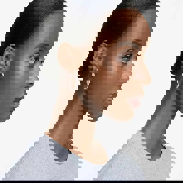 Swarovski Stone Crystal Hoop Earrings 5389432